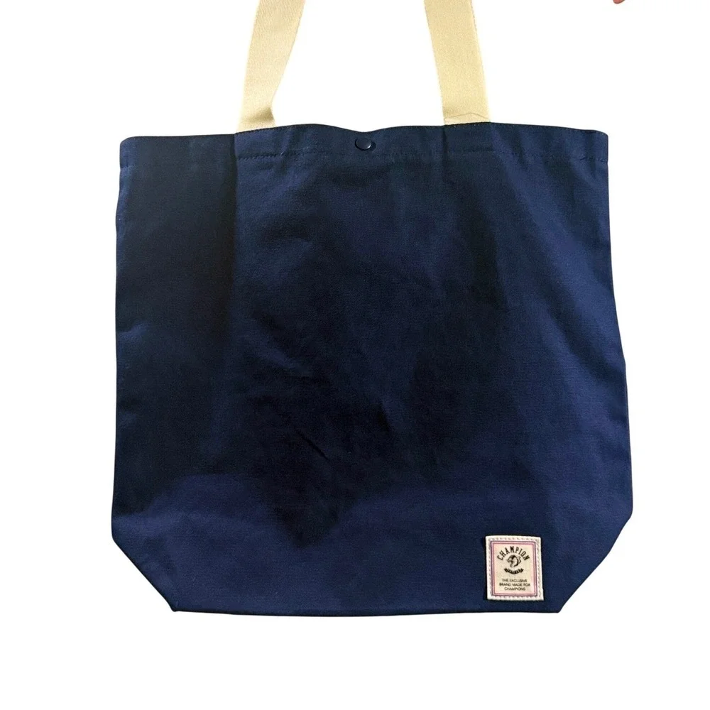 Champion Tote Bag Navy Target Exclusive Embroidered Athleisure Beach Gym Weekend